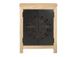 Aparador de madera maciza de mango 60x35x75 cm ES89908