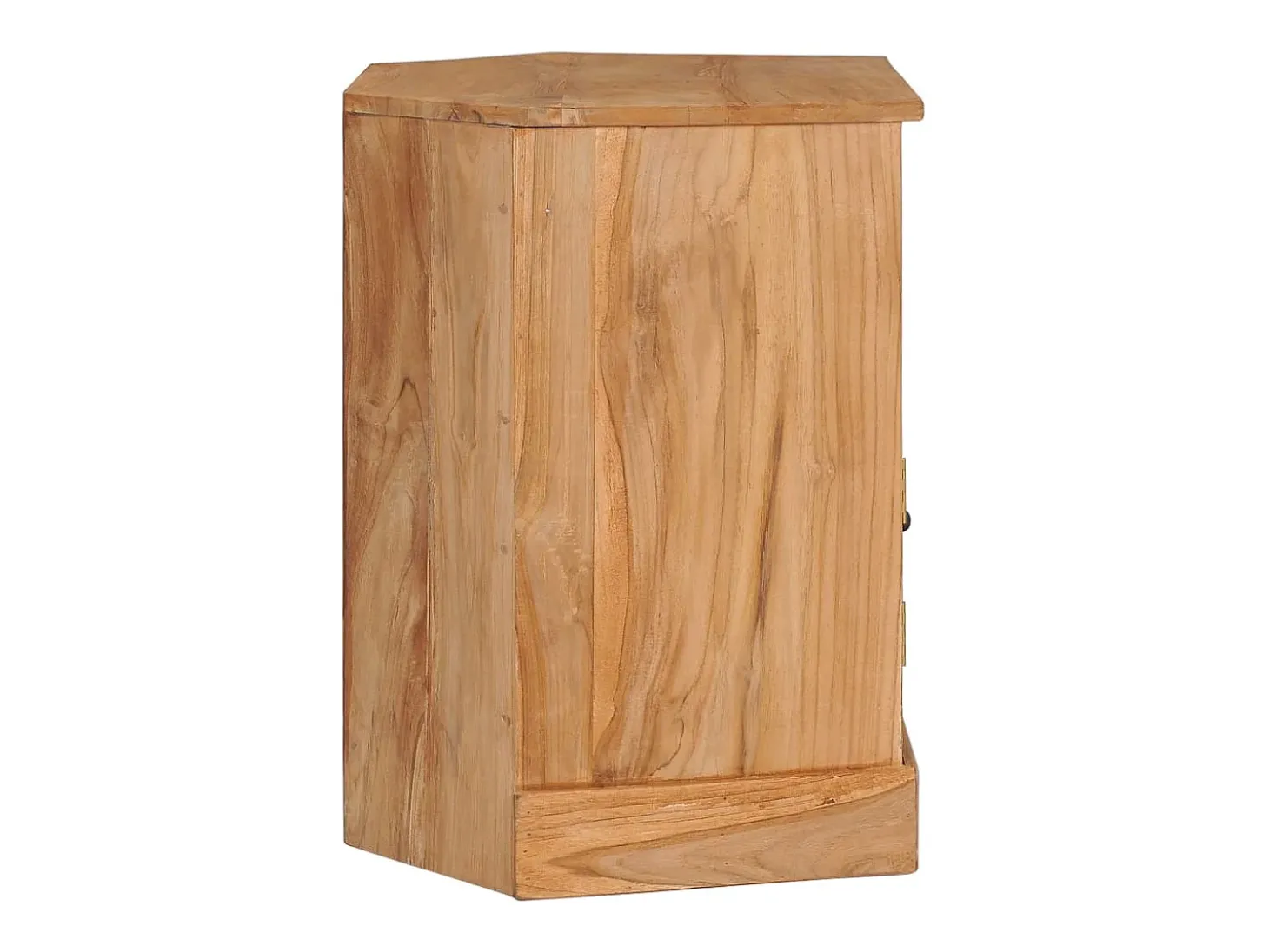 Aparador de madera maciza de teca 60x45x60 cm