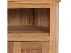 Aparador de madera maciza de teca 60x45x60 cm