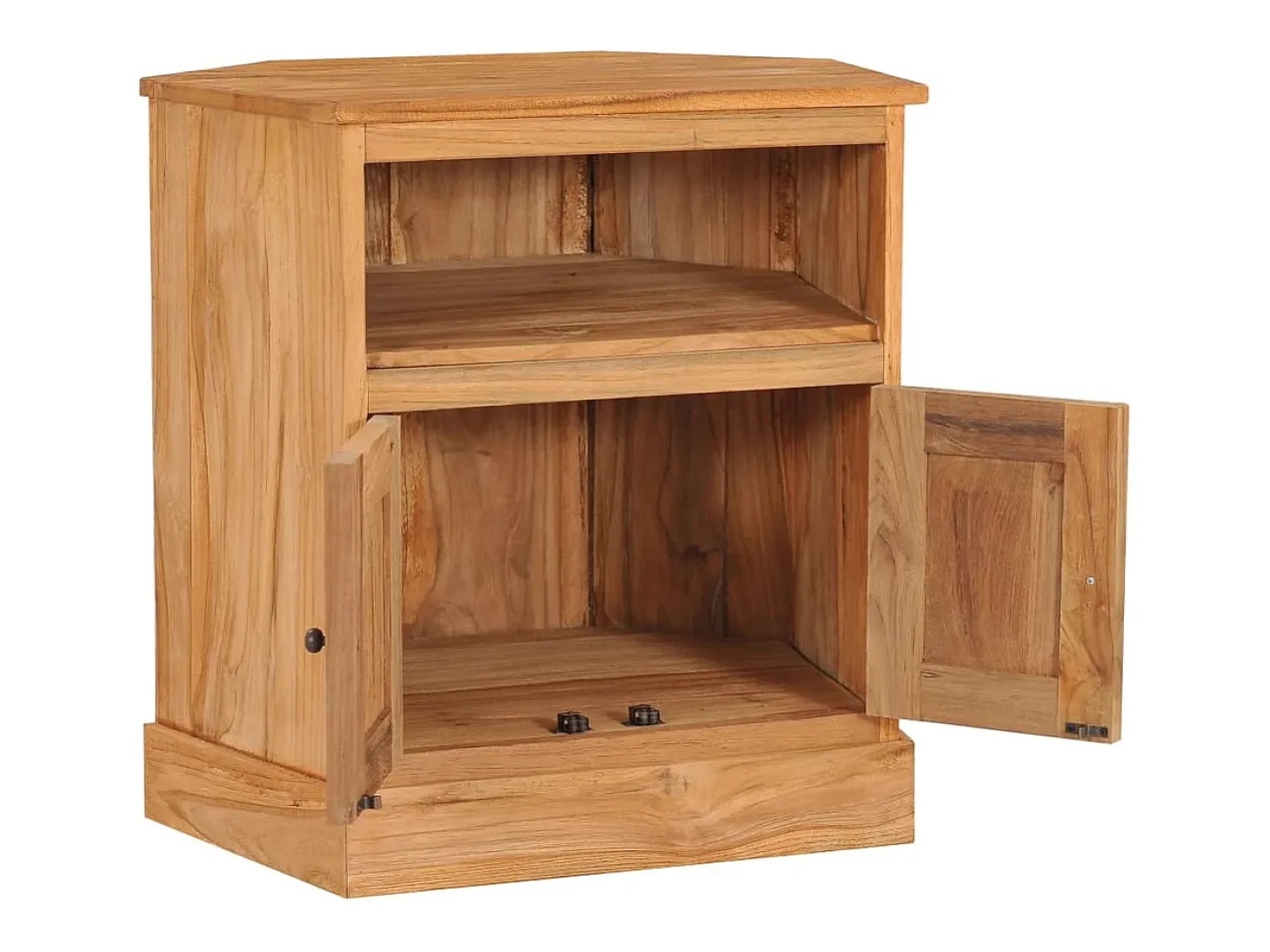 Aparador de madera maciza de teca 60x45x60 cm