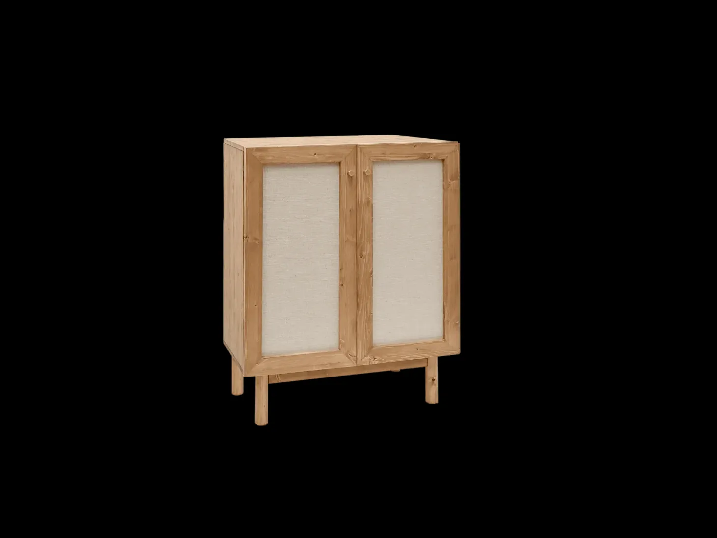 Aparador de madera maciza natural - LINEN - DECOWOOD