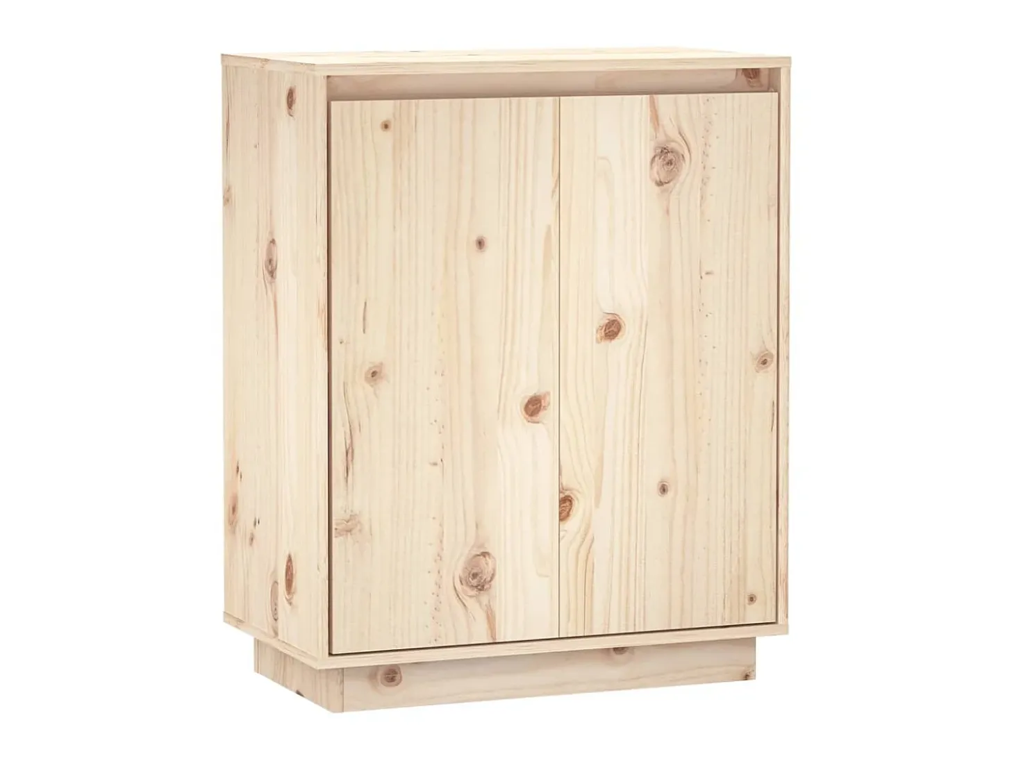 Aparador de madera maciza de pino 60x34x75 cm ES60905
