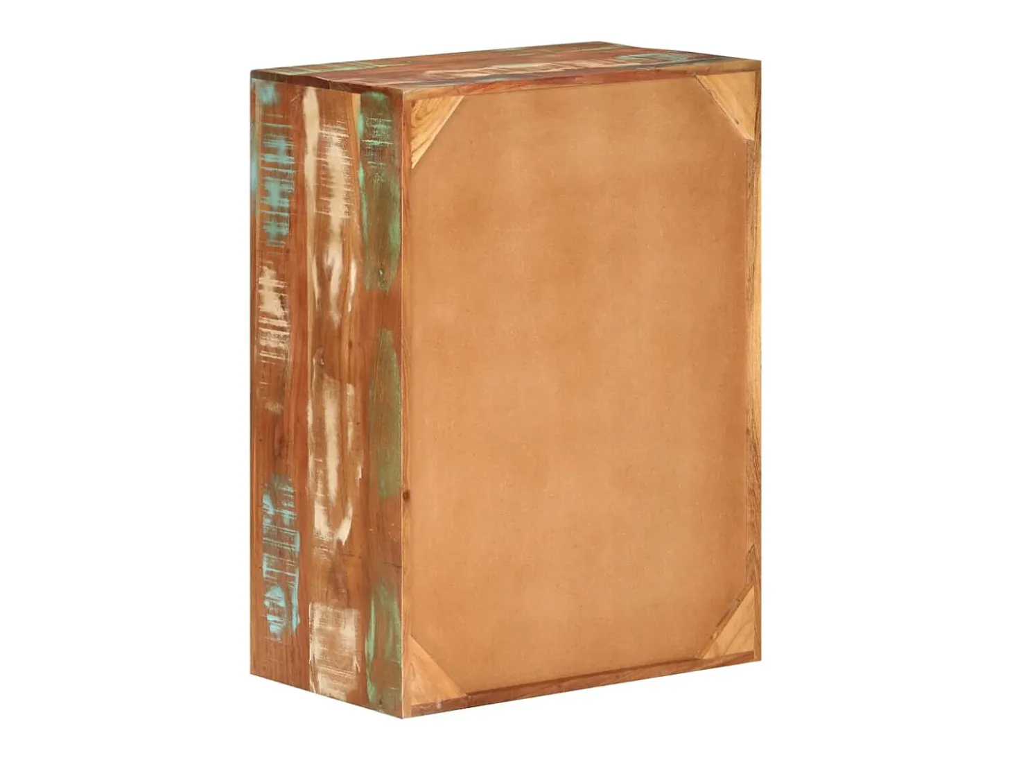Aparador de madera maciza reciclada 55x33x75 cm