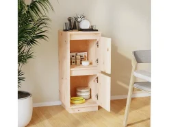 Aparador de madera maciza de pino 31,5x34x75 cm ES21442