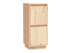 Aparador de madera maciza de pino 31,5x34x75 cm ES21442