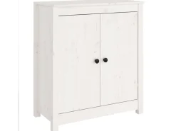 Aparador de madera maciza de pino blanco 70x35x80 cm