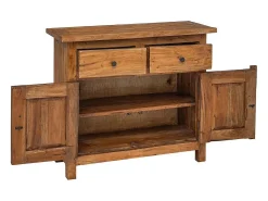 Aparador de madera maciza de caoba 75x30x65 cm