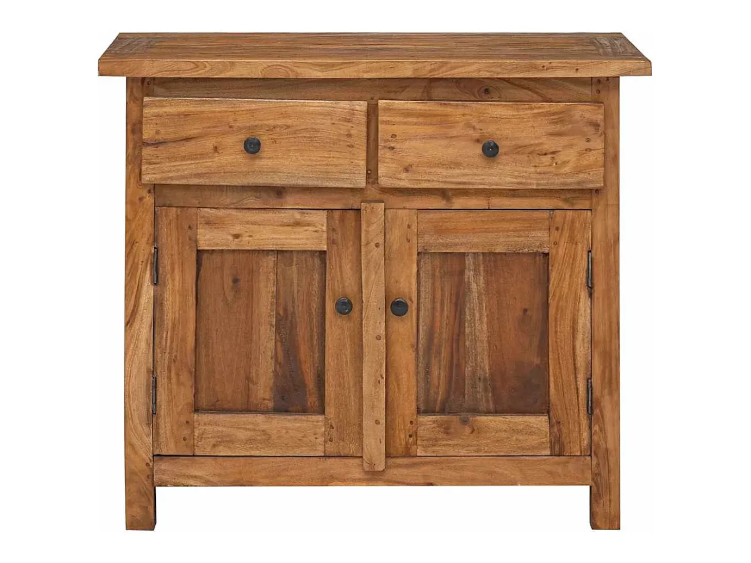Aparador de madera maciza de caoba 75x30x65 cm