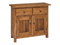 Aparador de madera maciza de caoba 75x30x65 cm