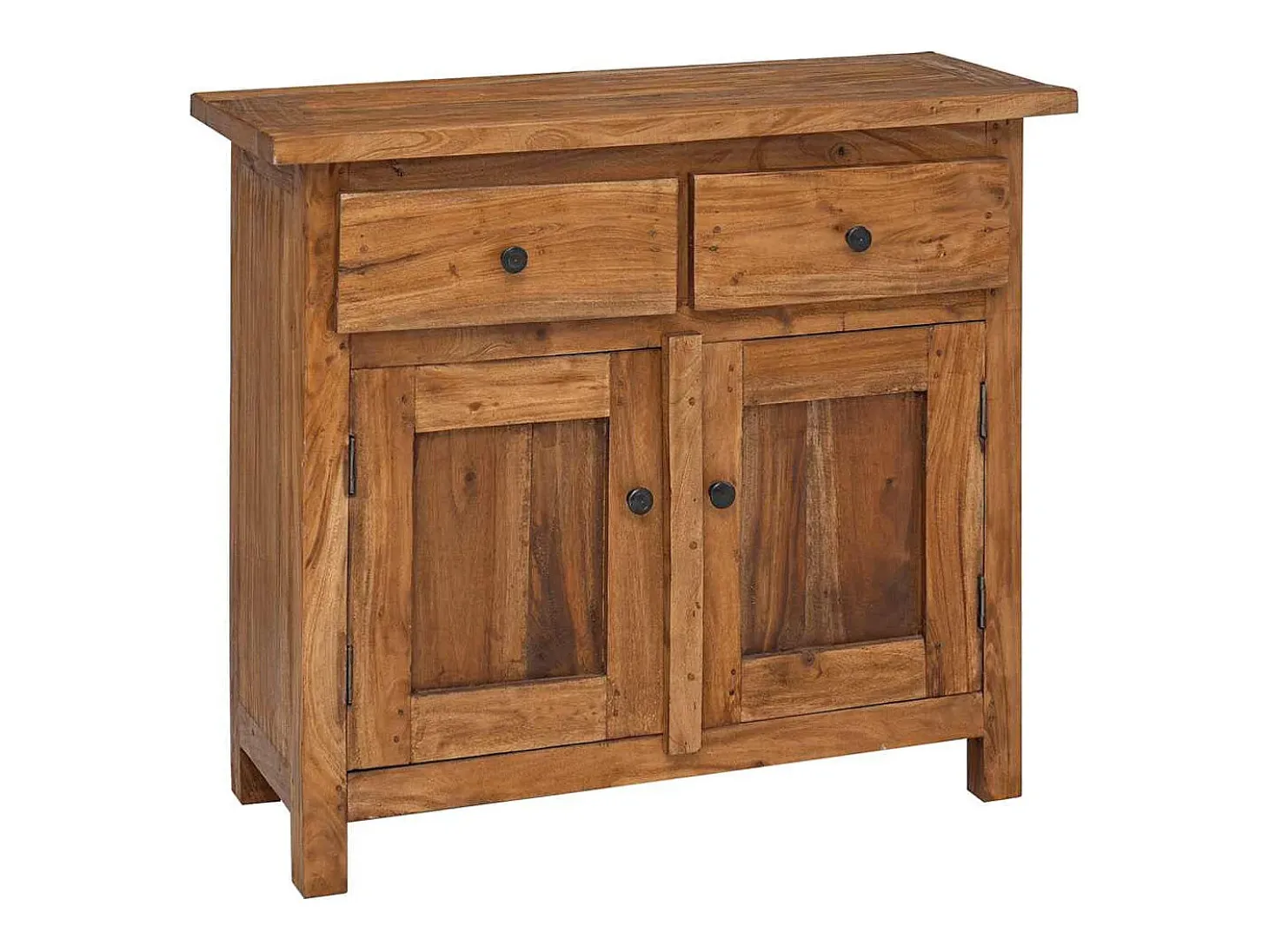 Aparador de madera maciza de caoba 75x30x65 cm