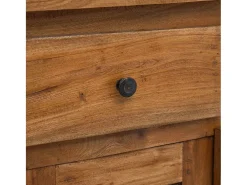 Aparador de madera maciza de caoba 75x30x65 cm