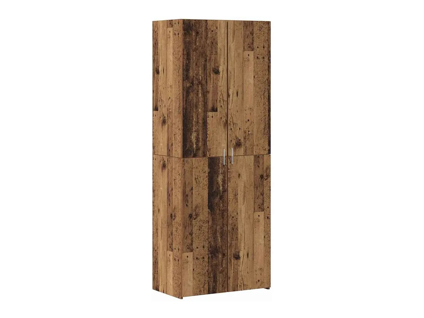 Aparador de madera vieja 70x42,5x185 cm madera contrachapada