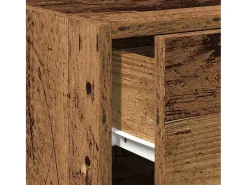 Aparador de madera vieja 30x42,5x93 cm en madera de ingeniería