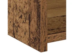 Aparador de madera vieja 30x42,5x185 cm en madera laminada