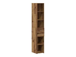 Aparador de madera vieja 30x42,5x185 cm en madera laminada