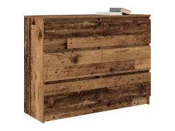 Aparador de madera vieja 100x35x76 cm Madera de ingeniería