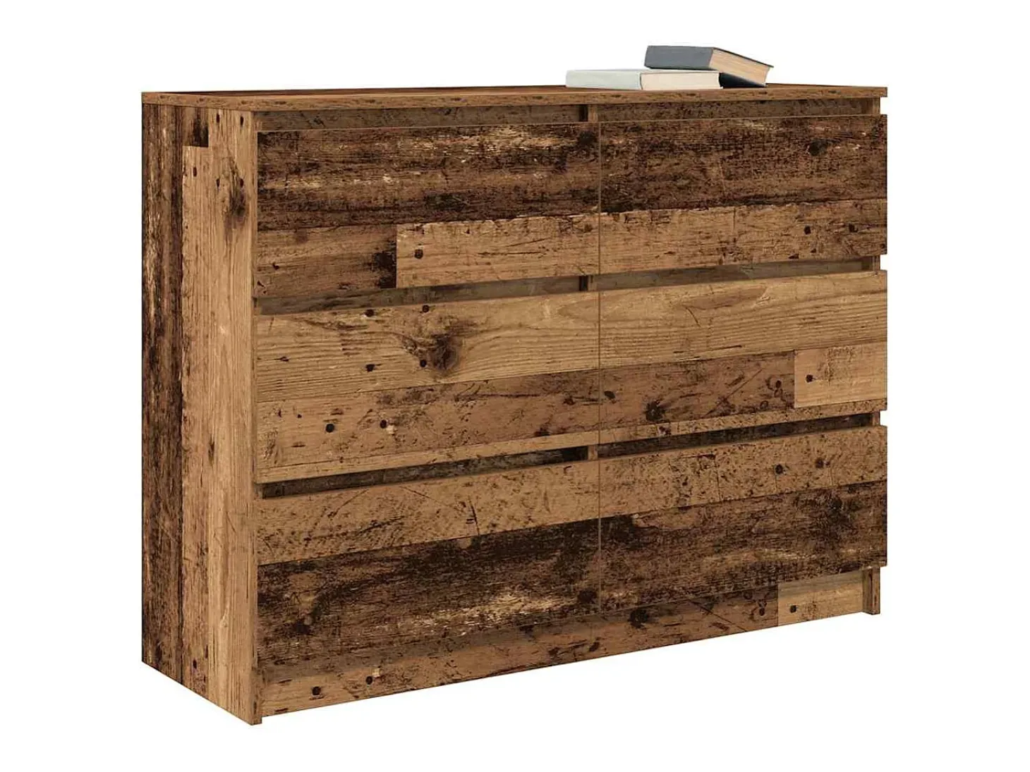 Aparador de madera vieja 100x35x76 cm Madera de ingeniería