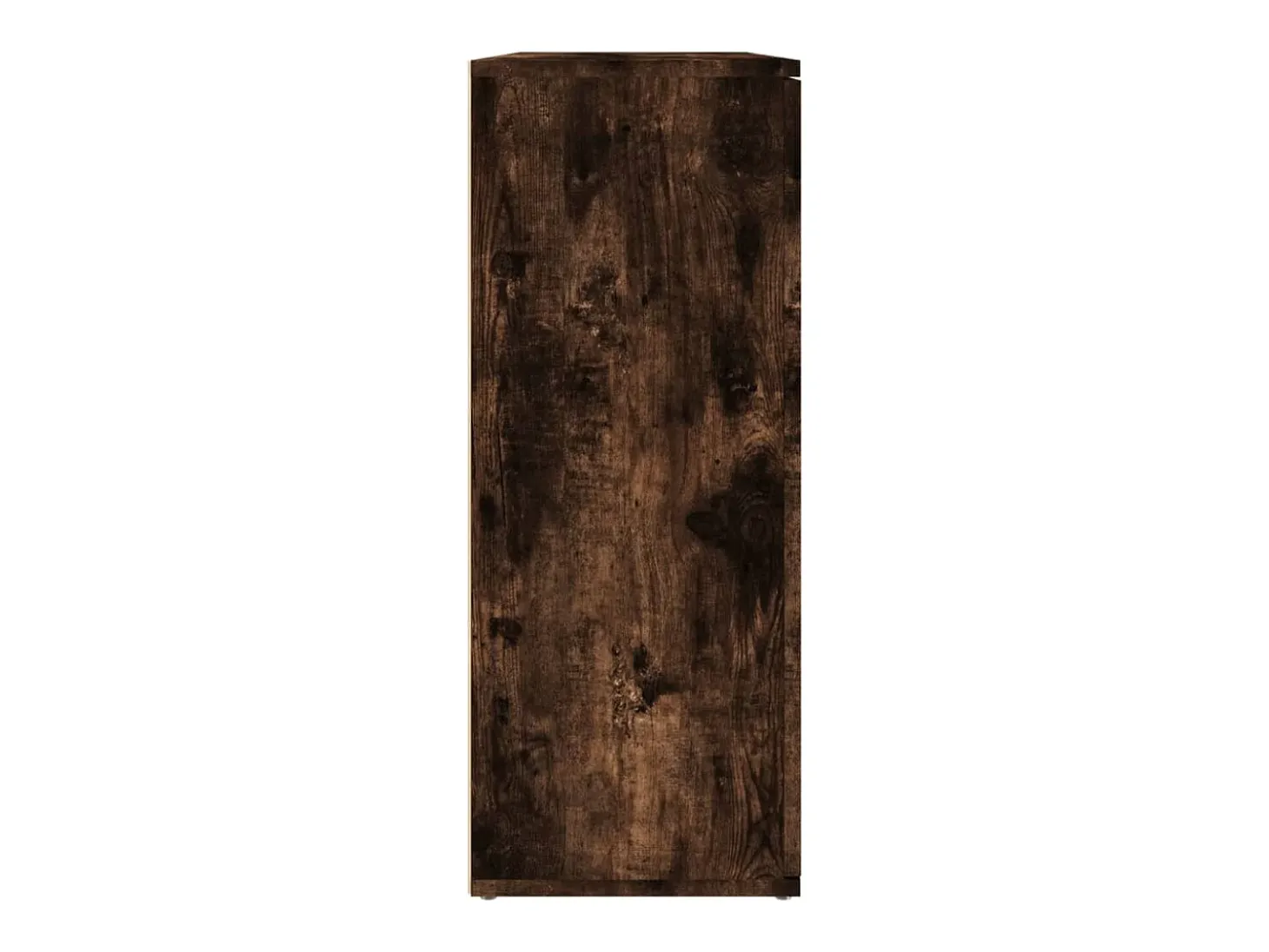 Aparador de roble ahumado 91x29,5x75 cm Madera de ingeniería