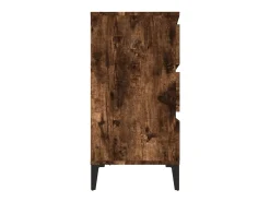 Aparador de roble ahumado 60x35x70 cm Madera de ingeniería