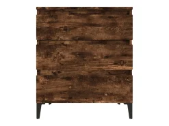 Aparador de roble ahumado 60x35x70 cm Madera de ingeniería
