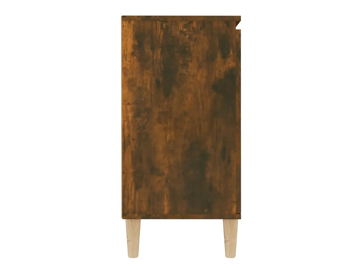 Aparador de roble ahumado 101x35x70 cm Madera de ingeniería