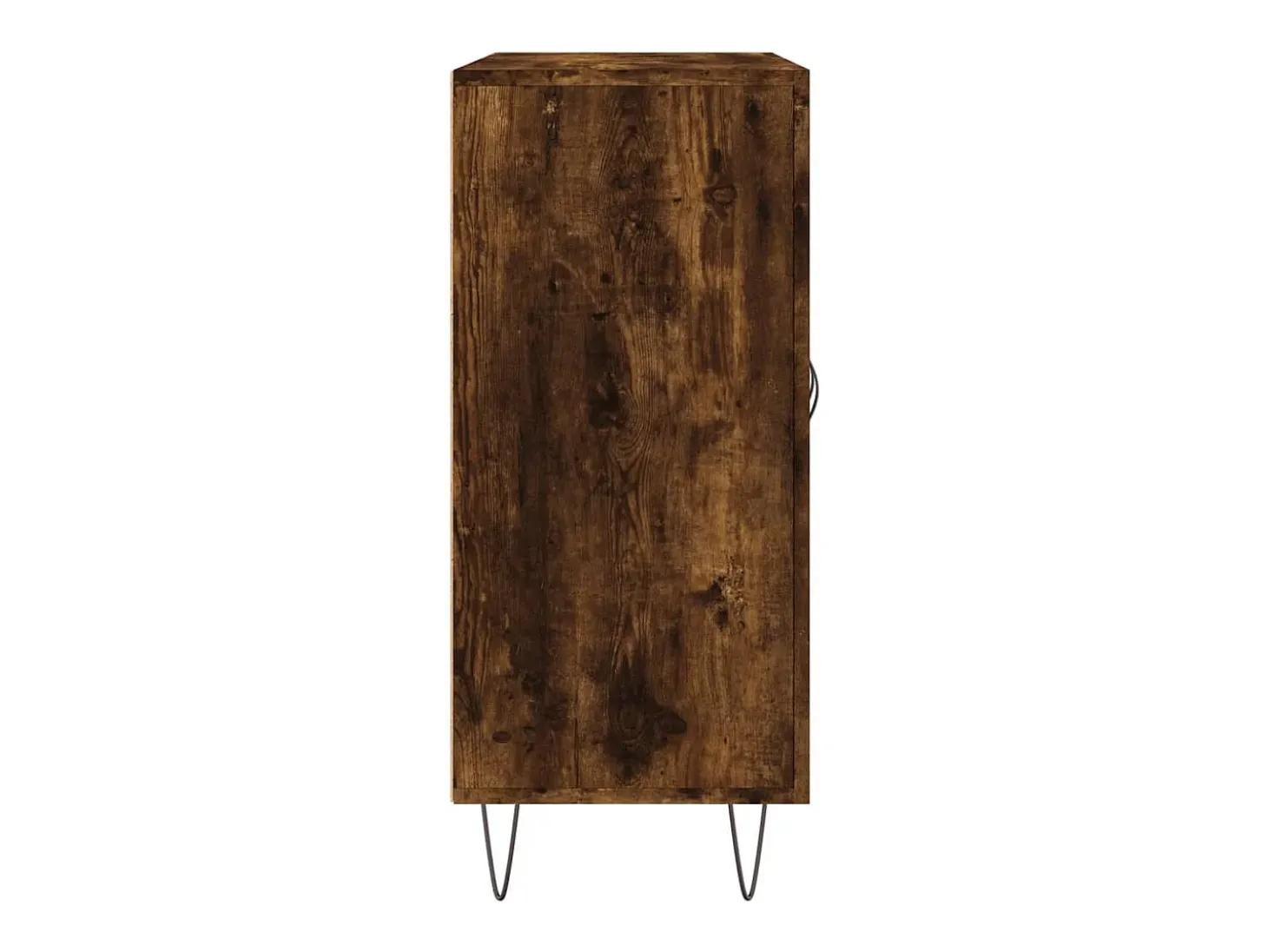 Aparador de roble ahumado 90x34x80 cm madera de ingeniería