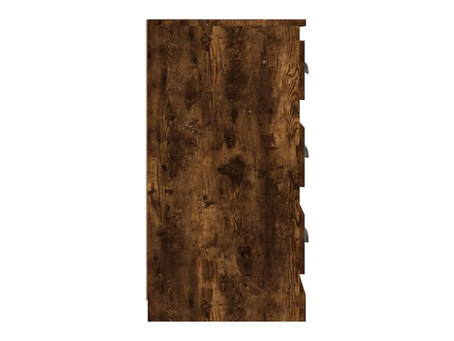 Aparador de roble ahumado 70x35,5x67,5 cm madera de ingeniería