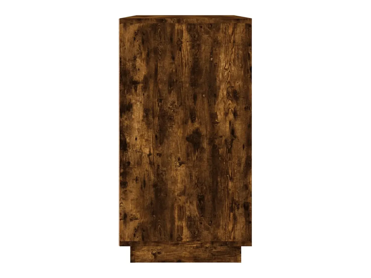 Aparador de roble ahumado 80x34x75 cm madera de ingeniería
