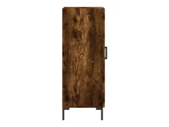 Aparador de roble ahumado 34,5x34x90 cm Madera de ingeniería
