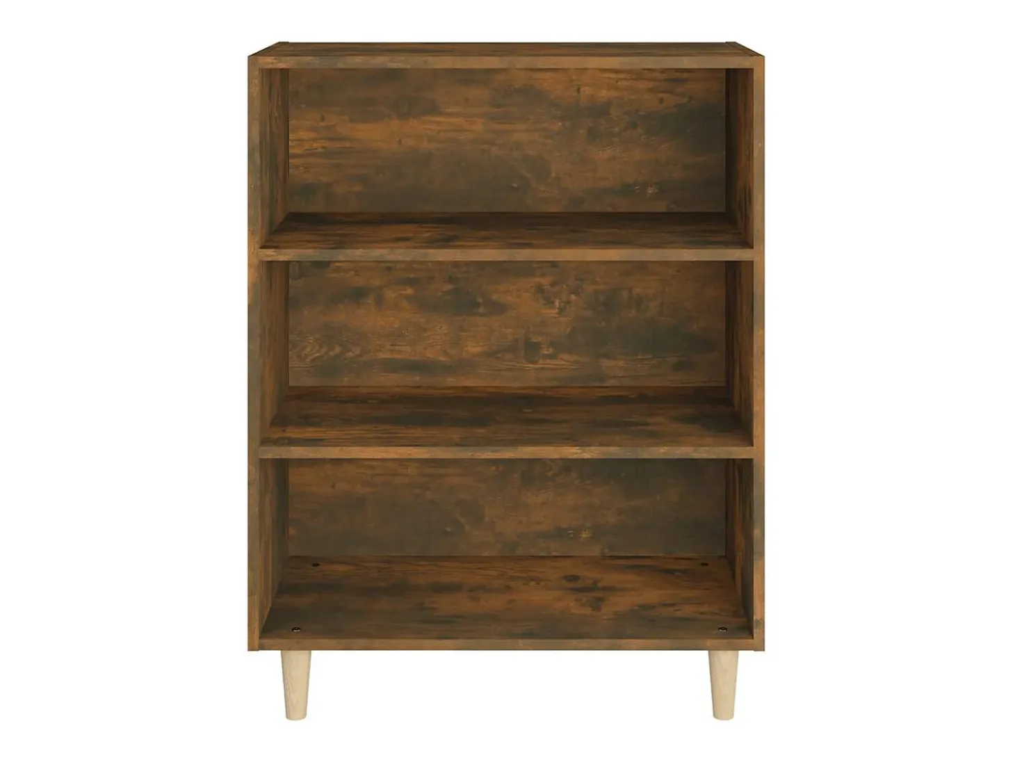 Aparador de roble ahumado 69,5x32,5x90 cm Madera de ingeniería