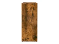 Aparador de roble ahumado 60x30x75 cm Madera de ingeniería