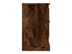 Aparador de roble ahumado 100x35,5x60 cm Madera de ingeniería