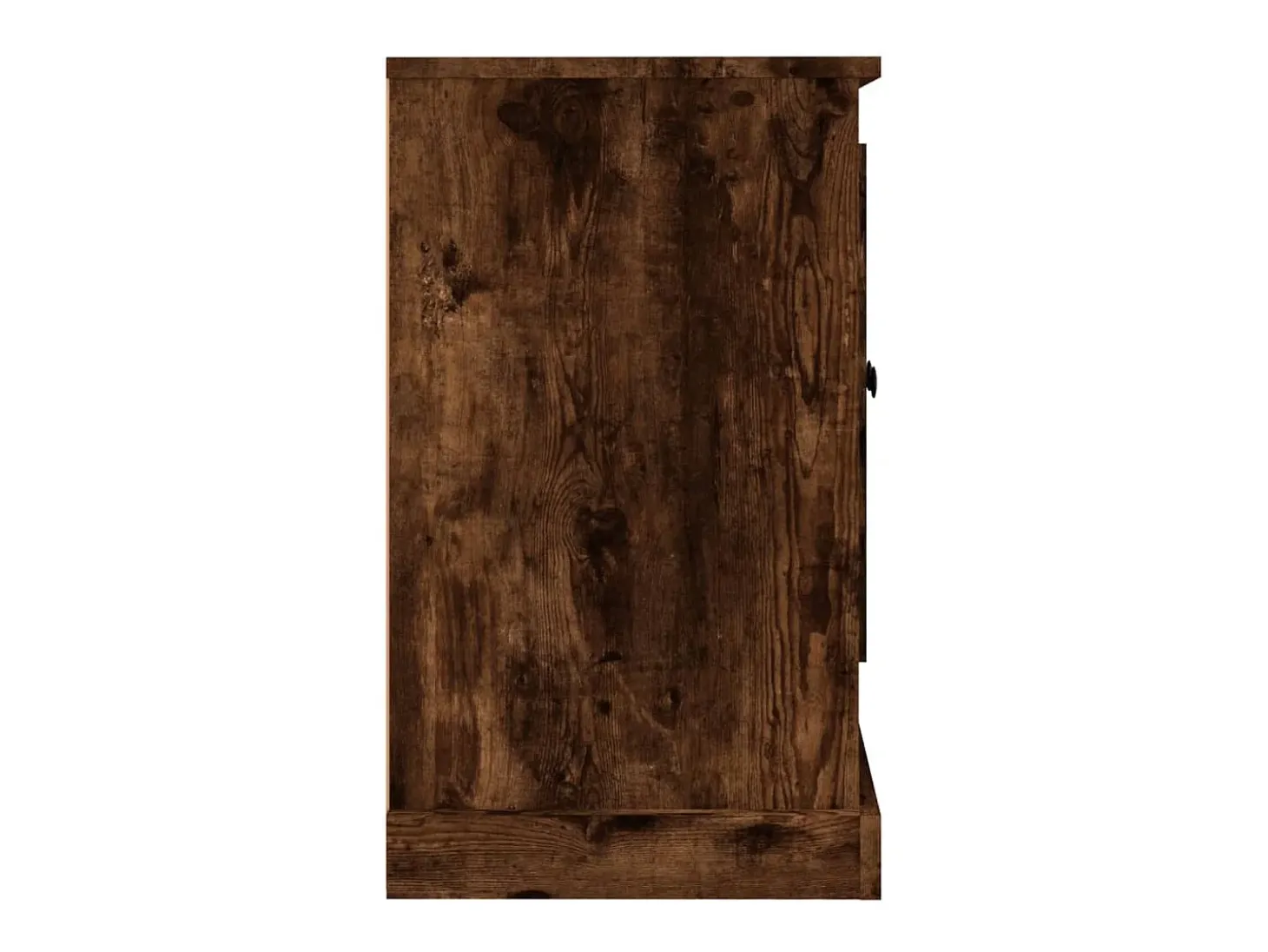 Aparador de roble ahumado 100x35,5x60 cm Madera de ingeniería