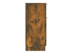 Aparador de roble ahumado 30x30x70 cm Madera de ingeniería