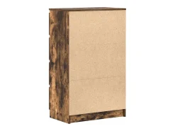 Aparador de roble ahumado 60x35x98,5 cm Madera de ingeniería