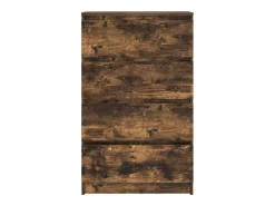 Aparador de roble ahumado 60x35x98,5 cm Madera de ingeniería