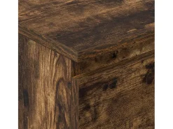 Aparador de roble ahumado 60x35x98,5 cm Madera de ingeniería