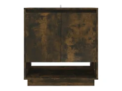 Aparador de roble ahumado 70x41x75 cm Madera de ingeniería
