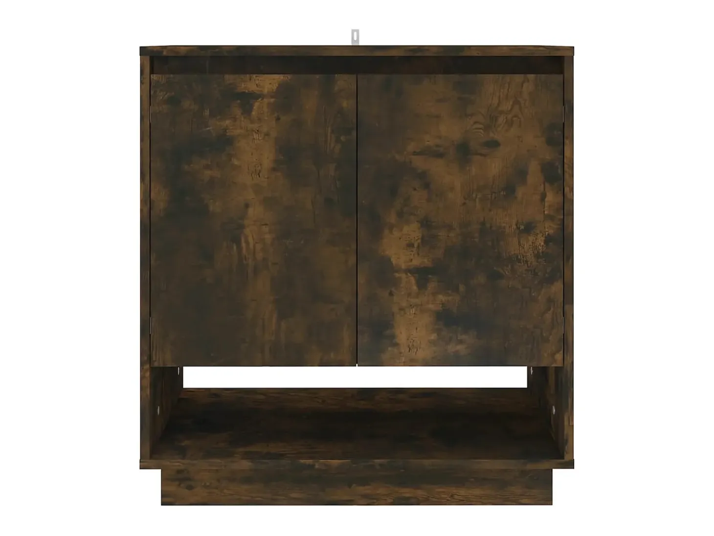 Aparador de roble ahumado 70x41x75 cm Madera de ingeniería