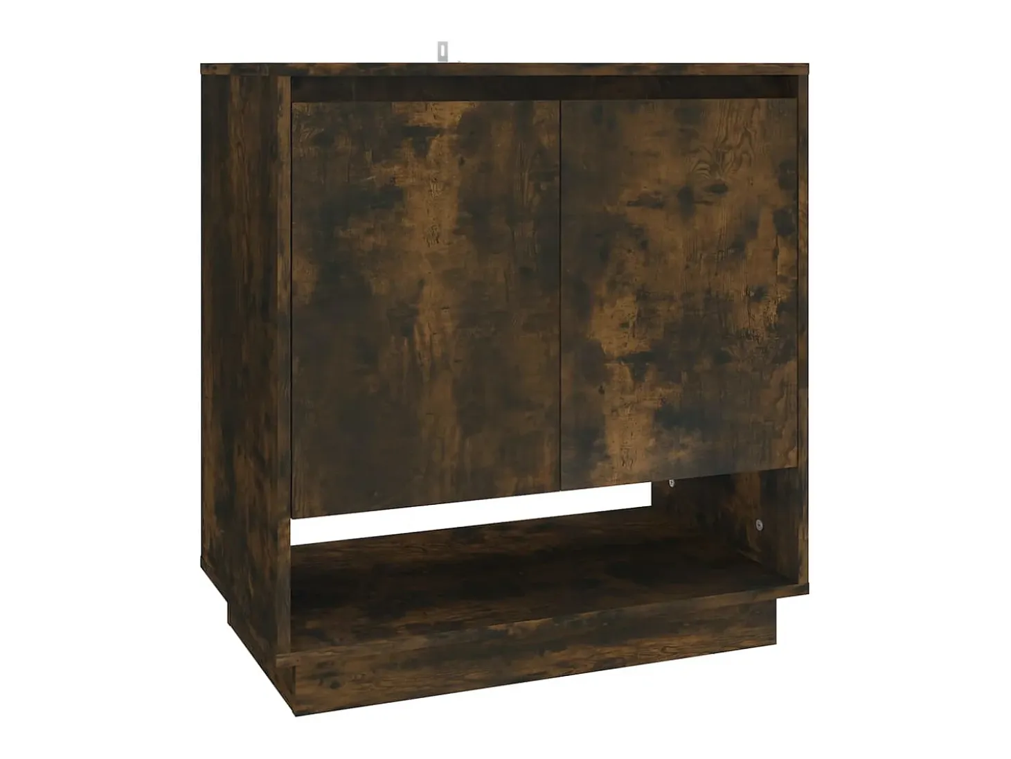 Aparador de roble ahumado 70x41x75 cm Madera de ingeniería