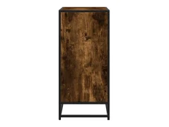 Aparador de roble ahumado 68x35x76 cm madera de ingeniería