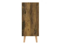 Aparador de roble ahumado 90x30x72 cm madera de ingeniería