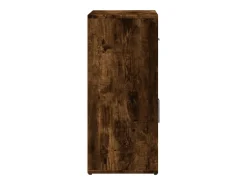 Aparador de roble ahumado 60x31x70 cm madera de ingeniería