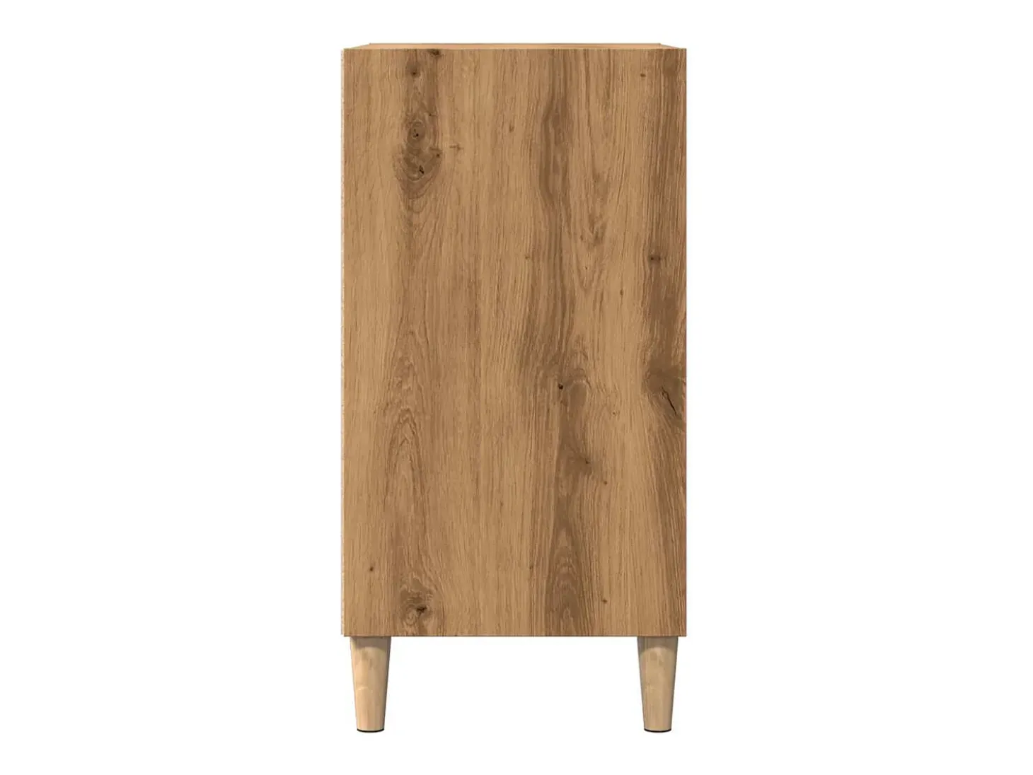 Aparador de roble artesanal 57x35x75 cm madera de ingeniería