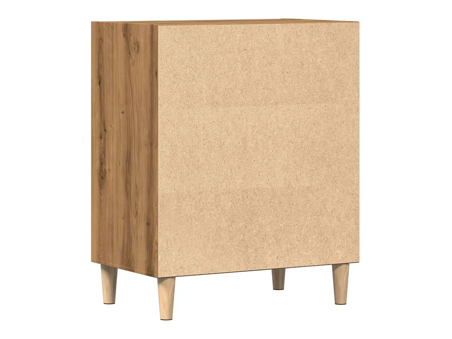 Aparador de roble artesanal 57x35x75 cm madera de ingeniería