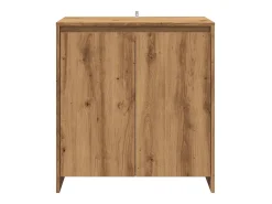 Aparador de roble artesanal 70x41x75 cm madera de ingeniería
