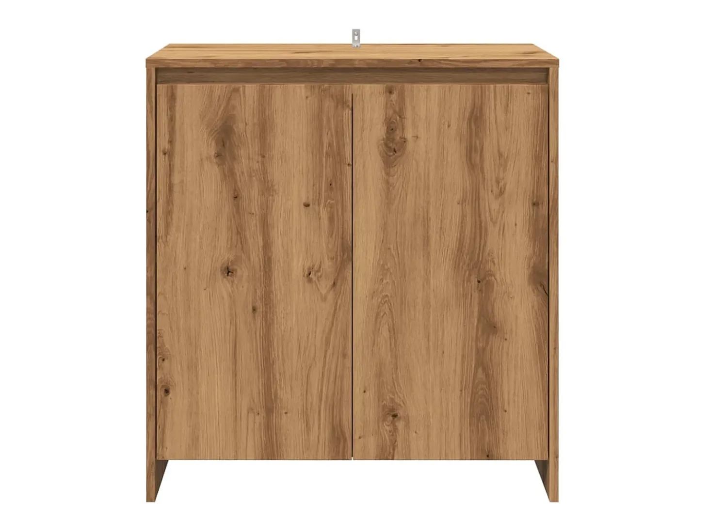 Aparador de roble artesanal 70x41x75 cm madera de ingeniería