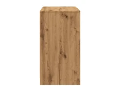 Aparador de roble artesanal 70x41x75 cm madera de ingeniería