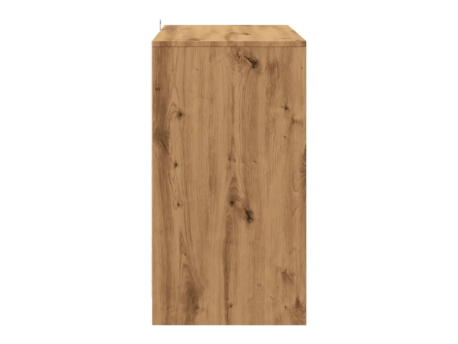 Aparador de roble artesanal 70x41x75 cm madera de ingeniería