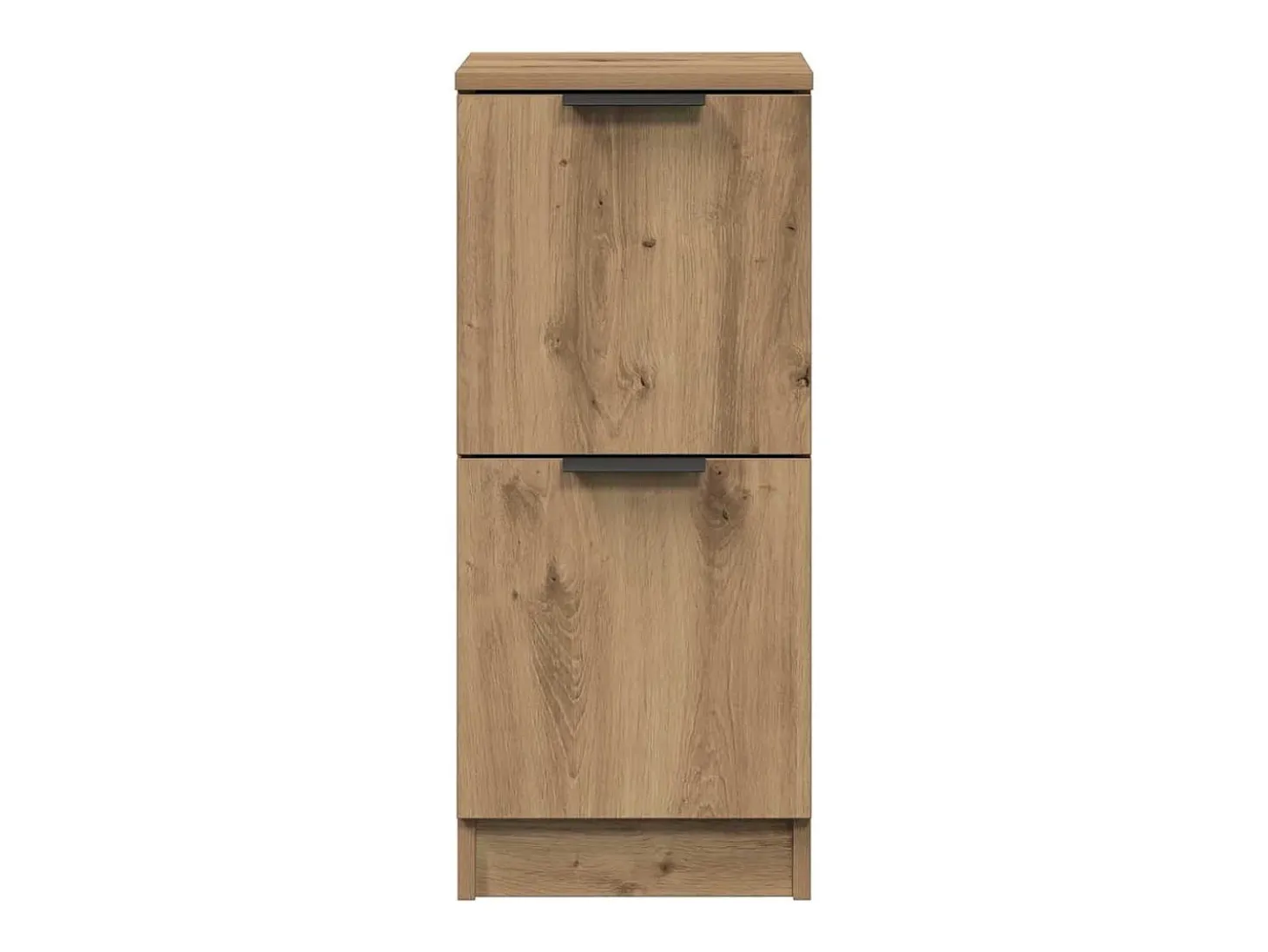 Aparador de roble artesanal 30x30x70 cm madera de ingeniería